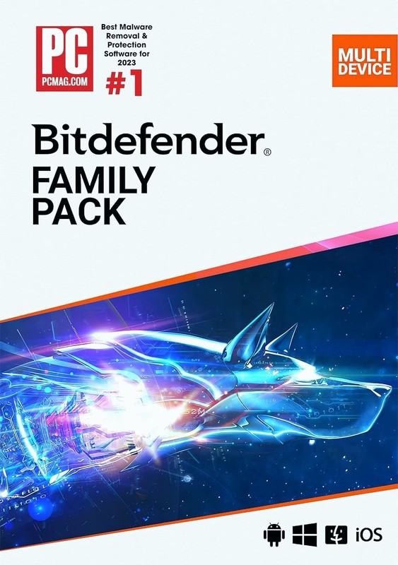 Bitdefender Family Pack | 15 Devices | 1-3 Years | Windows Mac Android