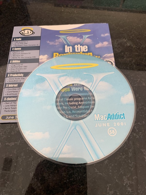 Mac Addict 58: June 2001 In the Beginning... CD gallery