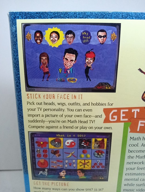 Math Heads By Theatrix PC MAC CD-ROM Ages 10-14 Vintage New gallery