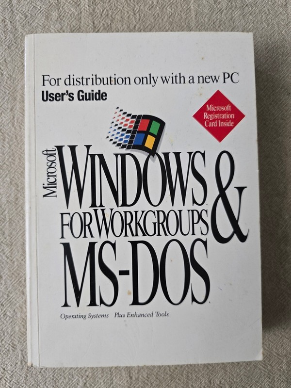 Microsoft Windows for WorkGroups and MS-DOS Users Guide – Paperback
