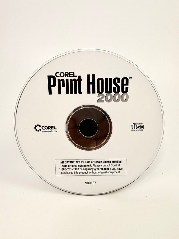 Corel Print House 2000 for Windows 95, 98, 2000 | PRODUCT KEY | WORKS