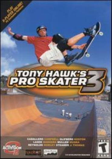 Tony Hawk Pro Skater 3 PC CD skateboard street grind flip tricks simulation game