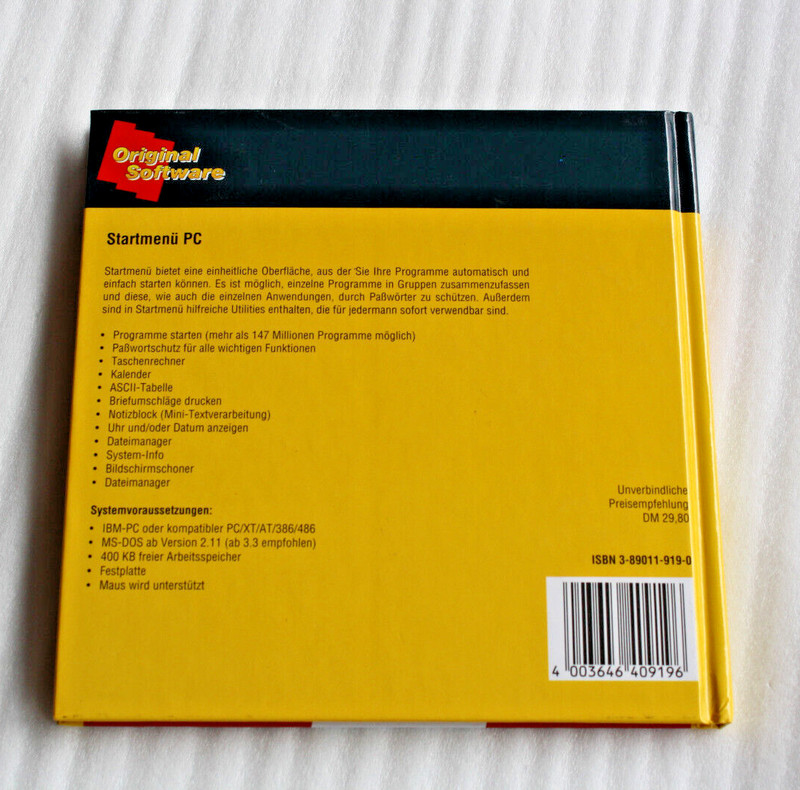 DATA BECKERs GOLDEN SERIES - Start Menu PC - 1st Edition 1992 gallery