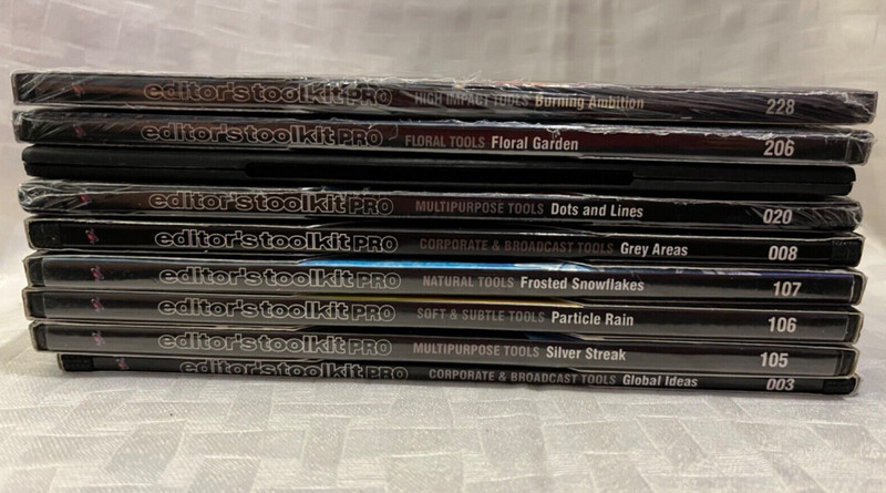 Digital Juice Editor’s Toolkit Pro Video Design Production 9 Discs