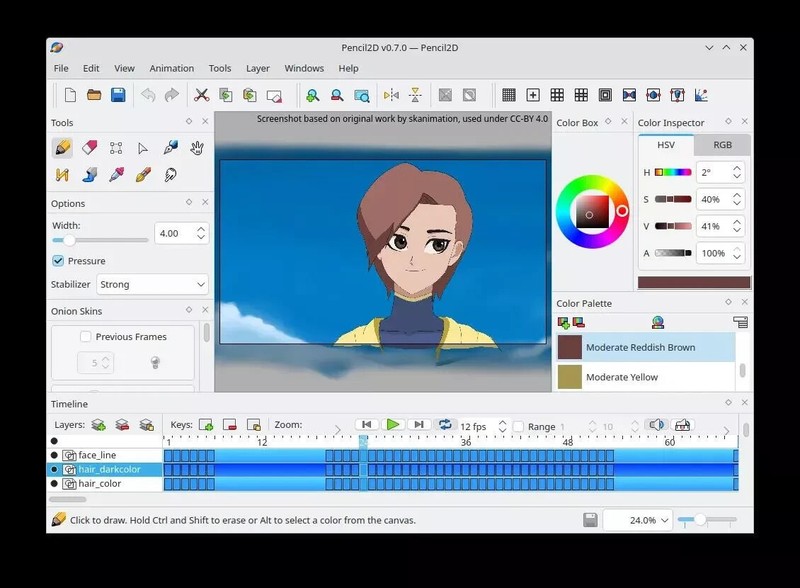 Pencil 2D Animation Studio Software Raster & Vector Workflow Graphics WINDOWS cd gallery