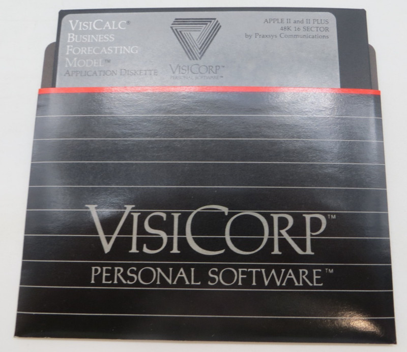 APPLE II & II PLUS 48K 16 Sector 5.25″ Floppy Disk VisiCorp VisiCalc Business