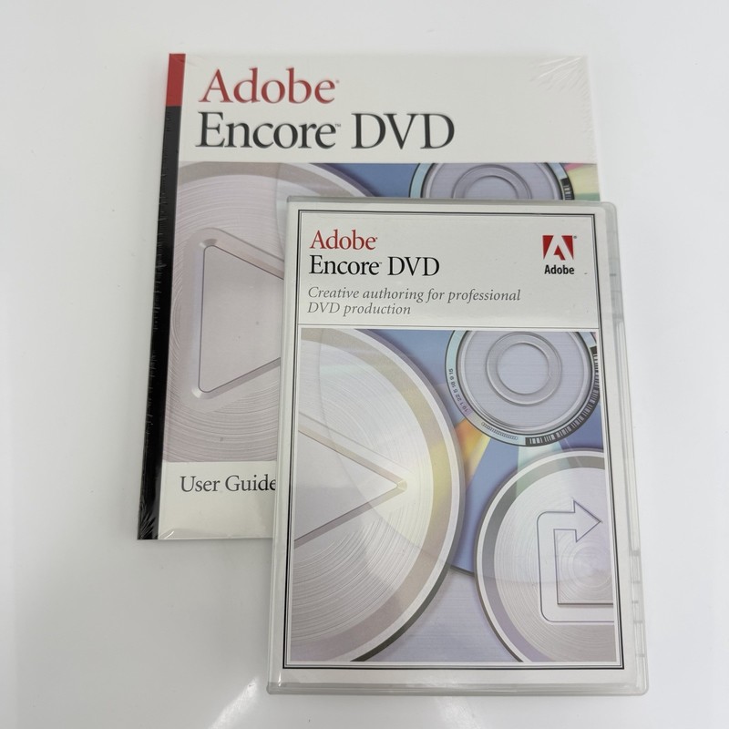Adobe Encore DVD Full Version w Serial Number + User Guide Windows XP 2000 98 NT