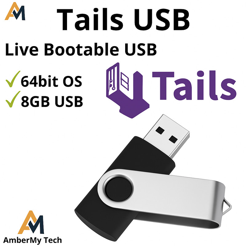 Tails OS – Secure Live Boot USB | Privacy & Anonymity Tool – FREE SHIPPING