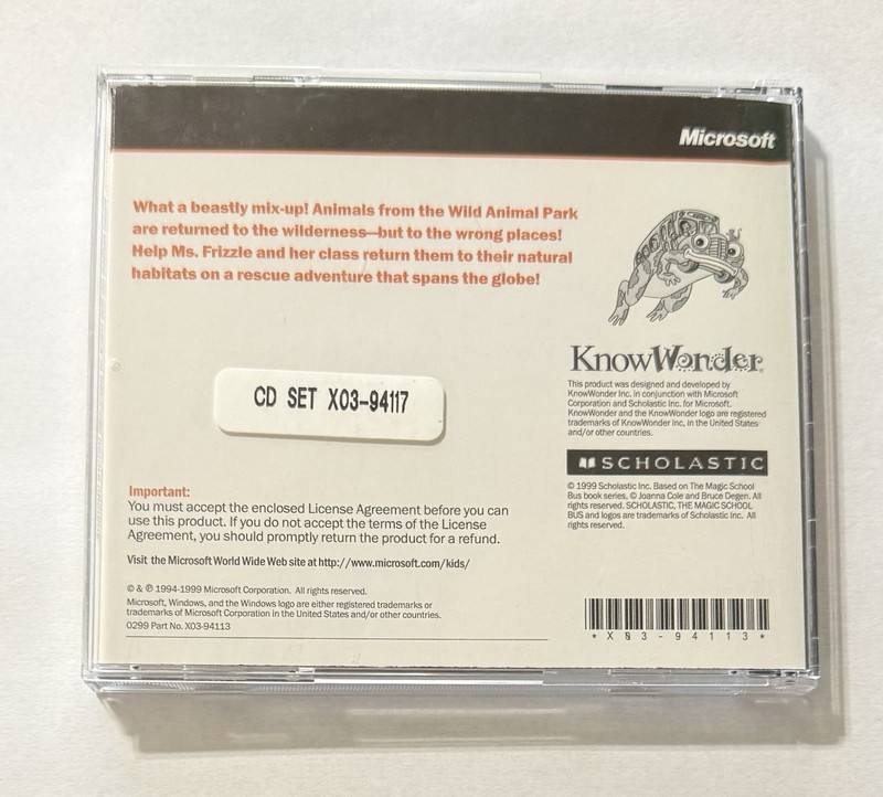 CD Microsoft 1994-1999 Scholastic’s The Magic School Bus gallery