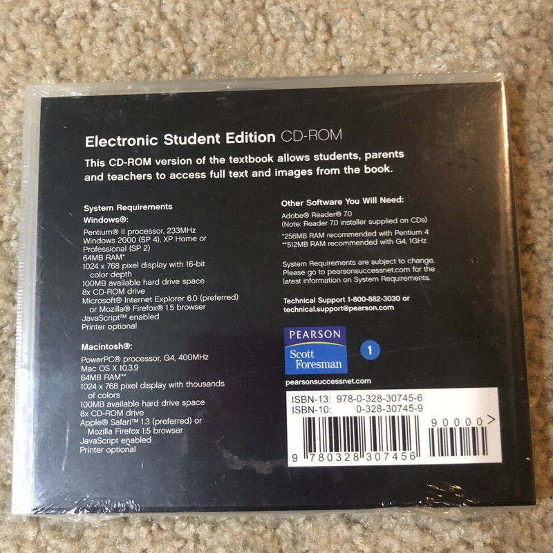Sealed - Envision Math Texas: Grade 1 One Electronic Student Edition (PC / Mac) gallery