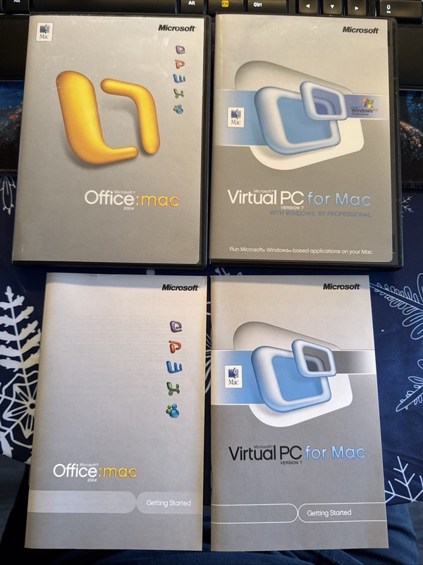 Microsoft Virtual PC for Mac Ver. 7 WINDOWS XP Pro Office Mac 2004 Install Keys gallery