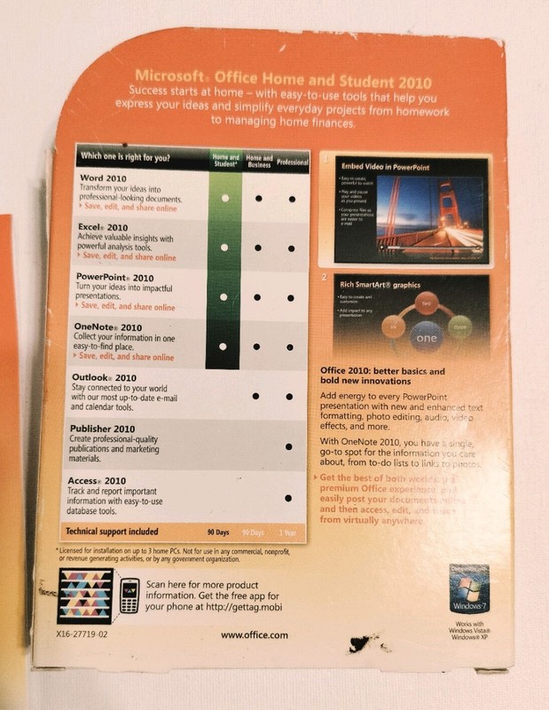 Microsoft Office Home And Student 2010, 3 Devices Words/Excel/PowerPoint/OneNote gallery