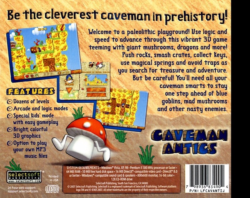 CAVEMAN ANTICS. STAY 1 STEP AHEAD OF THE GOBLINS AND NASTY ENEMIES.FREE SHIPPING gallery