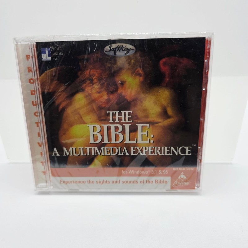 SoftKey The Bible A Multimedia Experience Software Windows 3.1 & 95