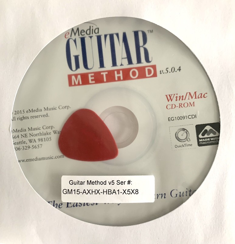eMedia Guitar Method v5 for PC, Mac — Disc Only Unused gallery