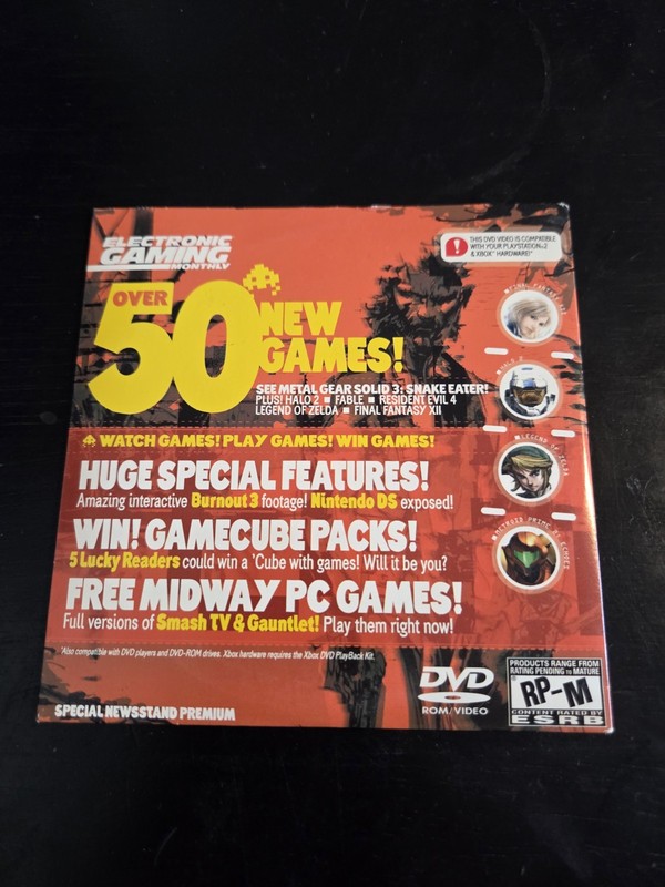 Electronic Gaming Monthly Volume 1 Playstation 2 Xbox DVD ROM 2004 Silent Hill