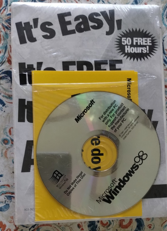 MICROSOFT WINDOWS 98 FULL ENGLISH VERSION OPERATING SYSTEM Sealed