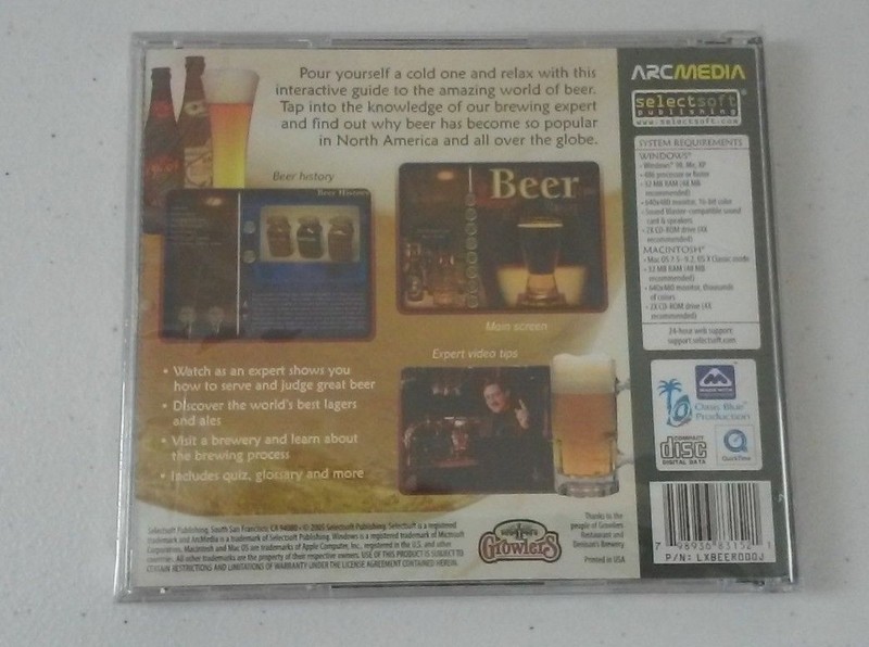 Beer by Arc Media Interactive Guide to the Amazing World of Beer Win/Mac gallery