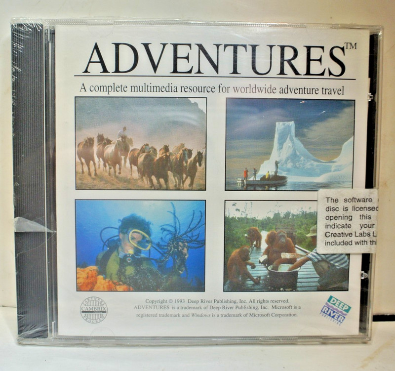 Adventures A Complete Multimedia Resource For Worldwide Adventure Travel CD-ROM