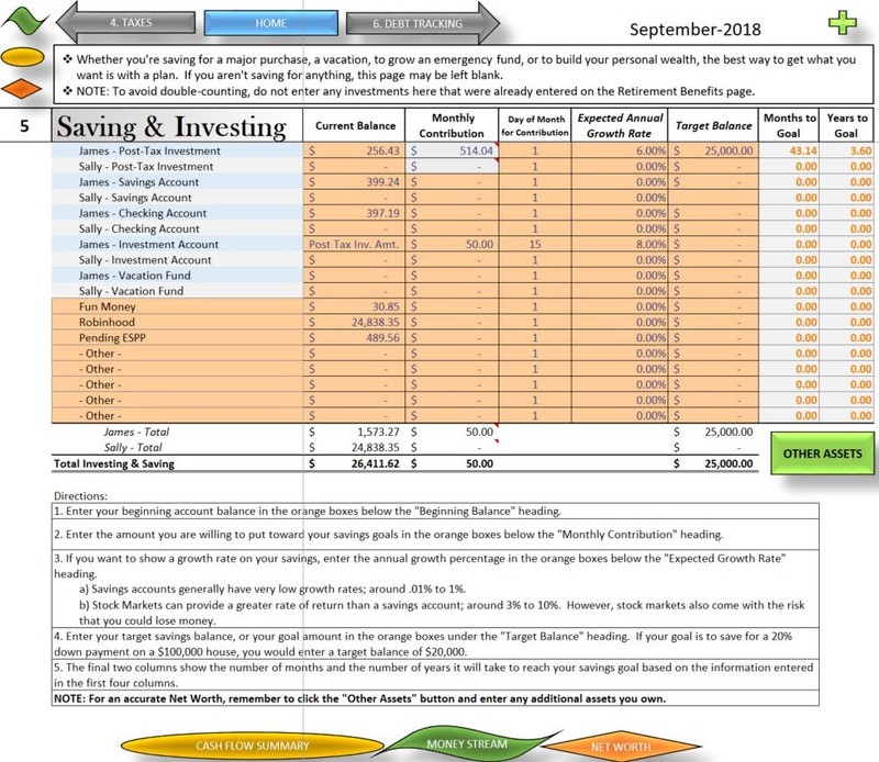Step-by-step Personal Budget, Expense & Net Worth Track, DIY Financial Planning gallery