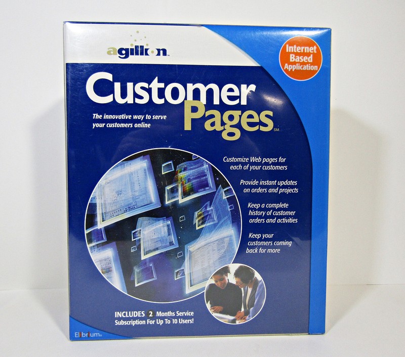 AGILLION Customer Pages Internet Based Application – Serving Customers Online