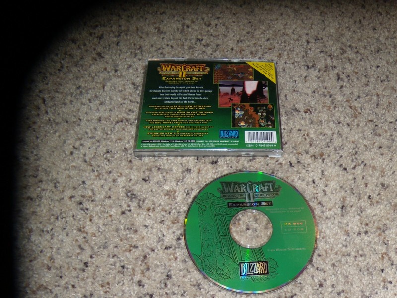 Warcraft II Beyond the Portal Expansion Set (PC, 1996) game
