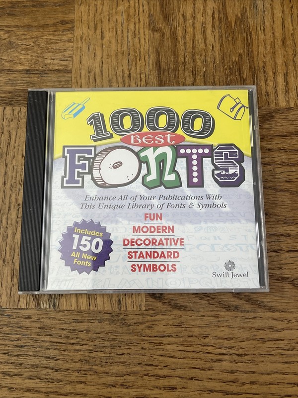 1000 Best Fonts PC Software