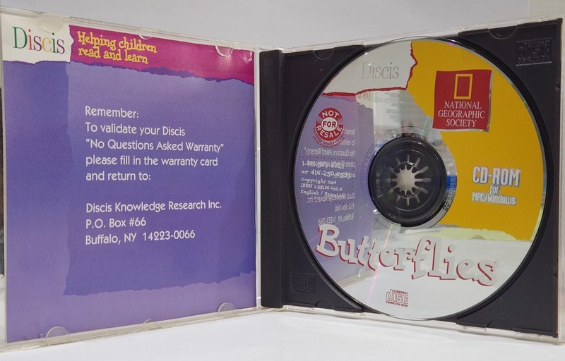 DISCIS/National Geographic Society BUTTERFLIES CD-ROM gallery