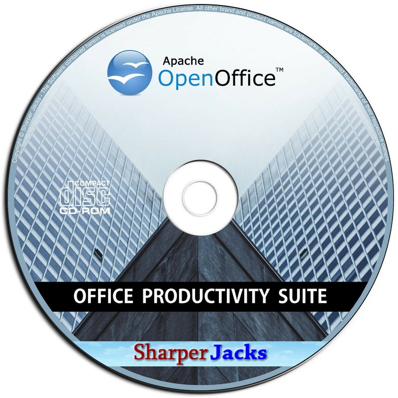 NEW & Fast Ship! Apache Open Office Suite Word Processor / Spreadsheet Linux CD