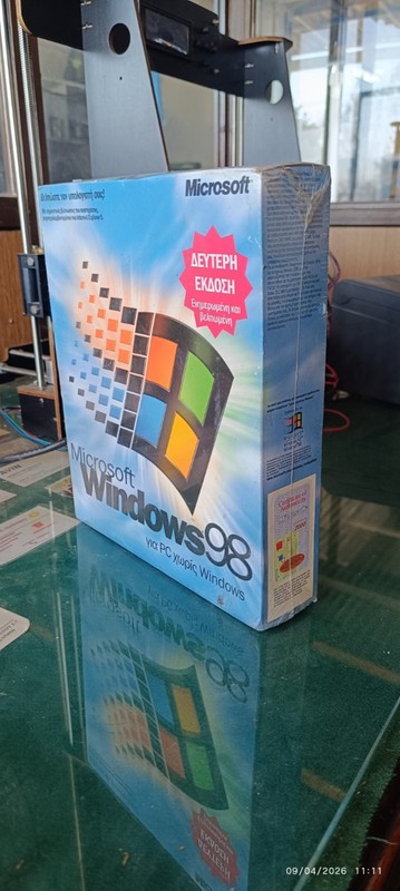 Microsoft Windows 98 Second Edition SE Greek Version Big Box FACTORY SEALED NEW gallery