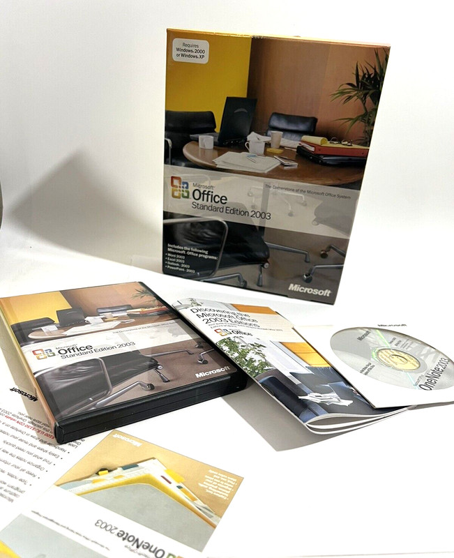 NEW RETAIL BOX Microsoft MS Office 2003 Standard Full Retail English Version