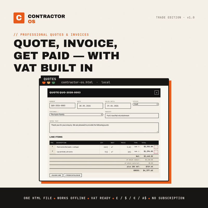 Contractor OS Pro | All-in-One Contractor Software | Estimates, Invoice, Jobs gallery