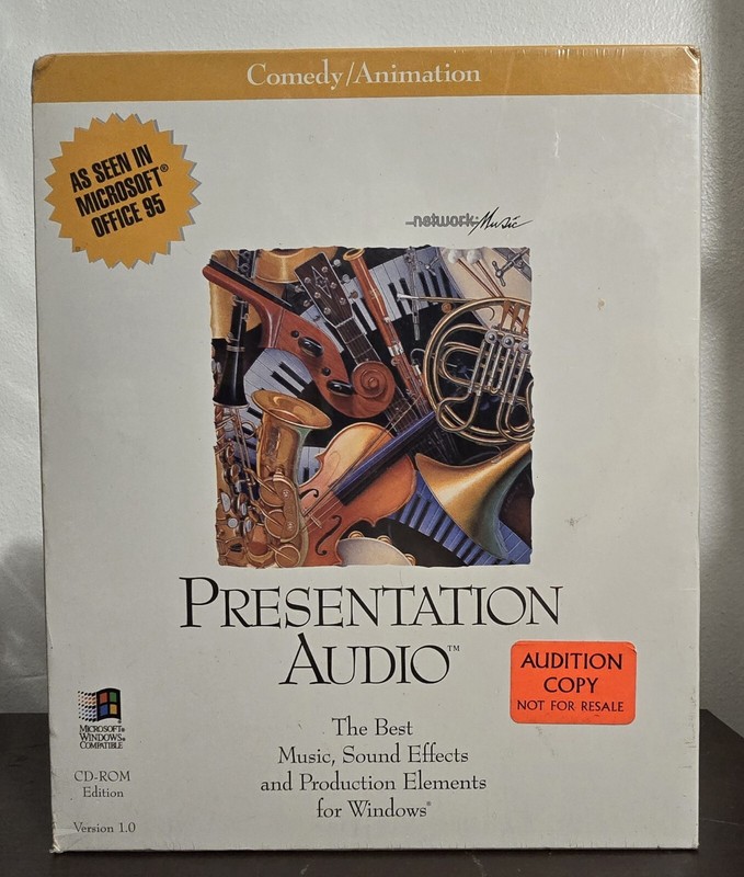Presentation Audio Comedy Animation CD-ROM Network Muisc 1995