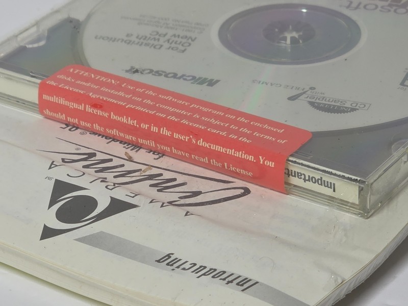 Microsoft Windows 95 CD AOL American Online SEALED gallery
