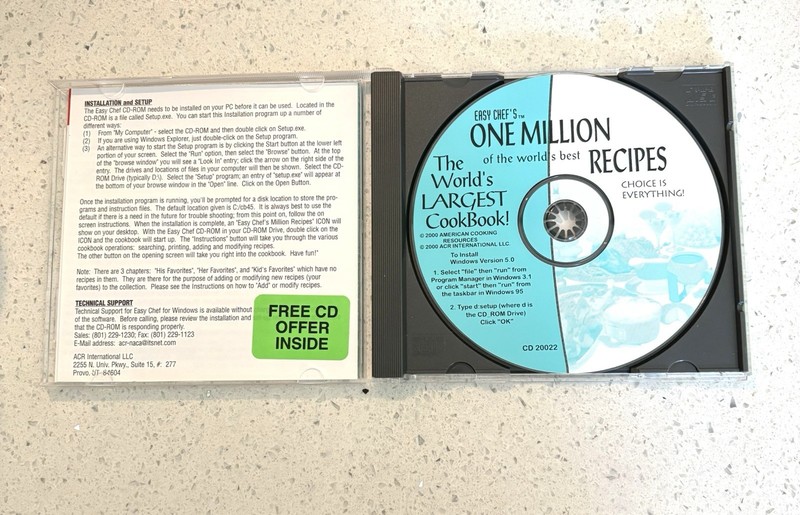 One Million of the World's Best Recipes PC CD-ROM by Easy Chef's gallery