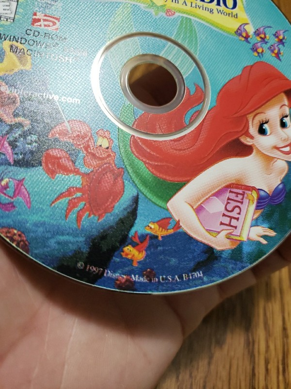 Disney Ariel’s Story Studio PC CD-Rom Mac/ Windows 1997 Disc Only Vintage VGC gallery