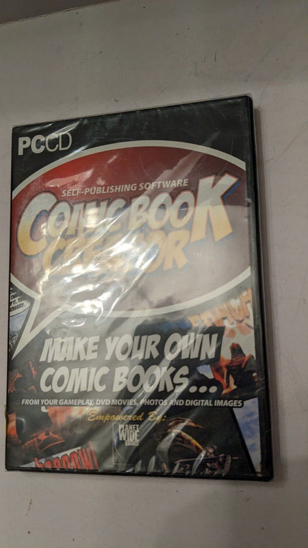 Comic Book Creator PC-CD Self Publishing Software 2006 Disc and Activation Key