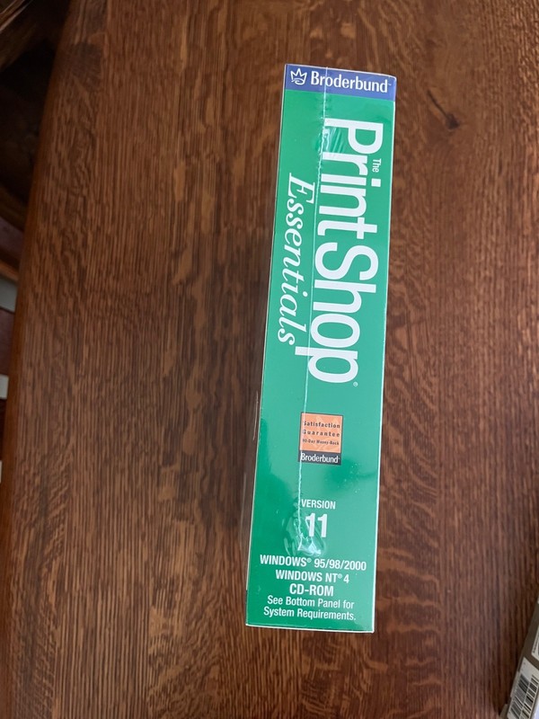 Vintage Software Broderbund Print Shop Essentials Version 11 Windows gallery