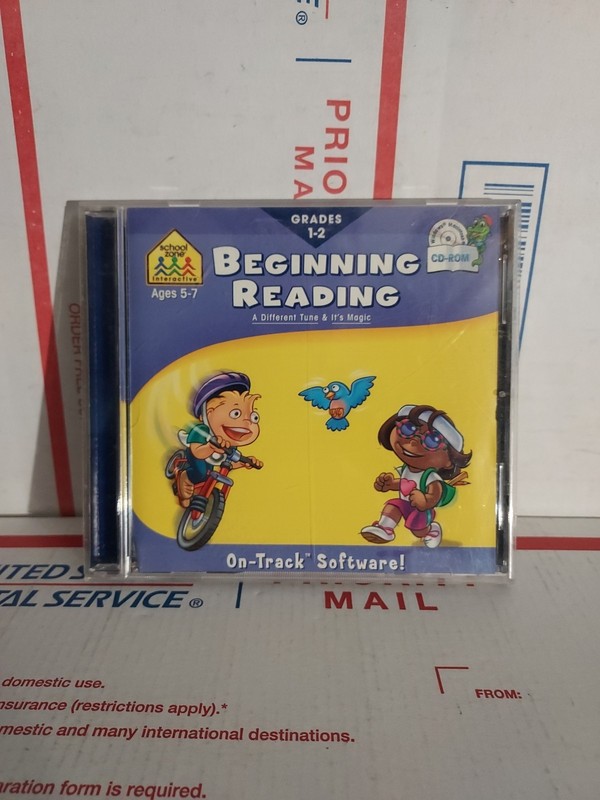 Software PC School Zone Beginning Reading Grades 1 2 Ages 5-7 No Keys - #13
