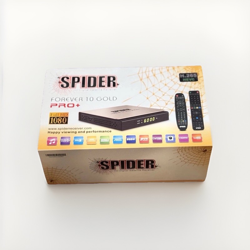 Spider Forever 10 Gold Pro HD Digital Satellite Receiver