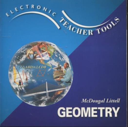 McDougal Littell Geometry: Electronic Teacher Tools PC MAC CD-ROM classroom help
