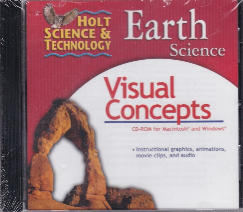 Holt Science & Technology Earth Science Visual Concepts PC CD-ROM **NEW**