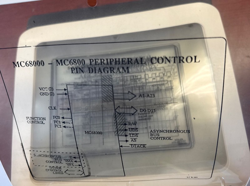 MC68000 Footprint Data System - See Pictures gallery