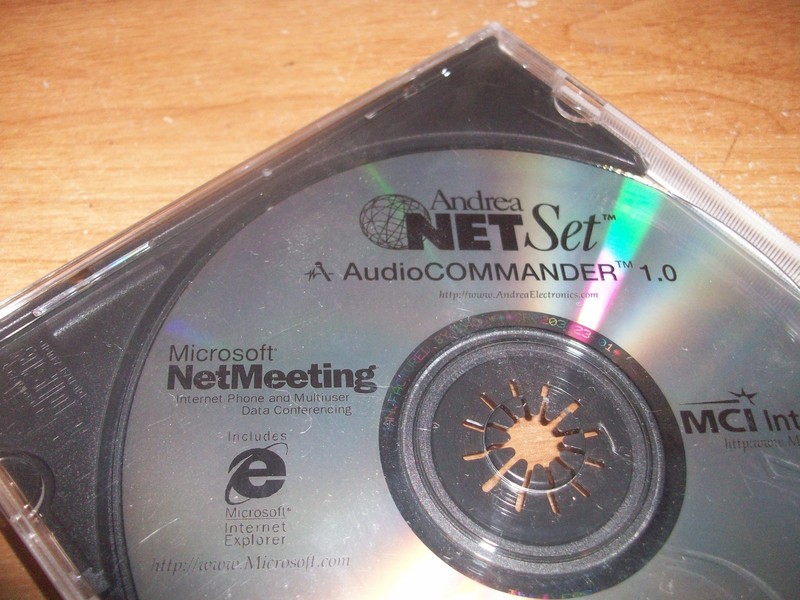 Andrea Net Set Audio Commander 1.0 CD ROM Microsoft Meeting Data Conferencing gallery