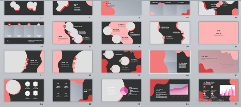 POWERPOINT TEMPLATED - Templated Powerpoint for Presentation 003 gallery