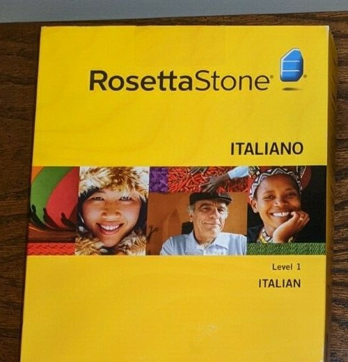 Rosetta Stone, Italian, Level 1, Version 3, WIN/MAC CD-ROM, Personal Edition