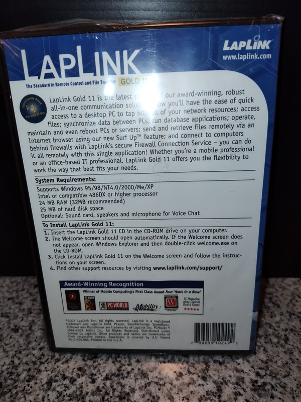 LAPLINK GOLD 11. Host/Remote For File Transfer. New & Sealed. gallery