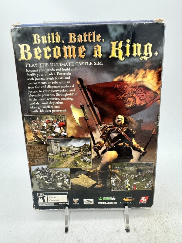 Stronghold 2 (PC, 2005) Game with manual and box 2K Games Firefly Studios gallery