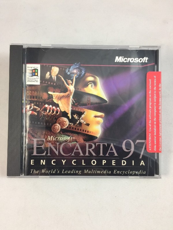 NEW Microsoft Encarta 97 Encyclopedia and All-Star Sports Collection Windows PC gallery