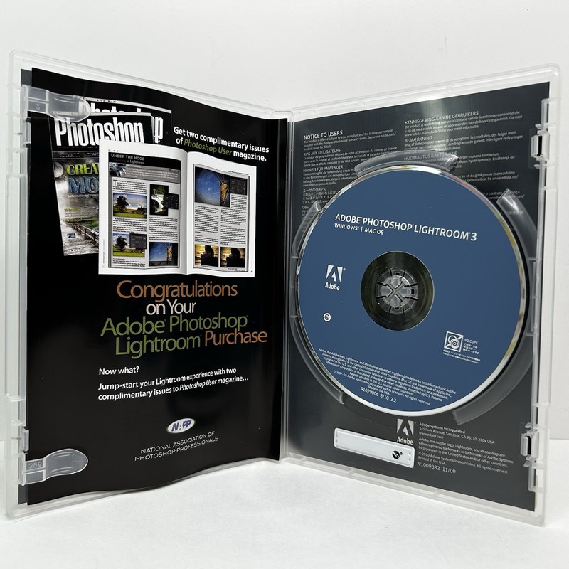 Adobe Photoshop Lightroom 3 Full Retail Version WIN/MAC With Serial Number *Good